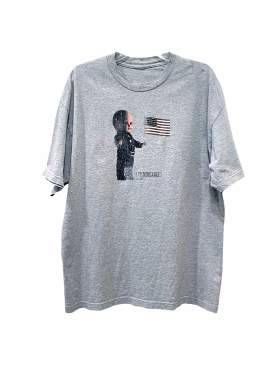 Lee Other - Vintage Buddy Lee Dungarees American Flag Mens XL T-Shirt USA Made 90s Gray READ